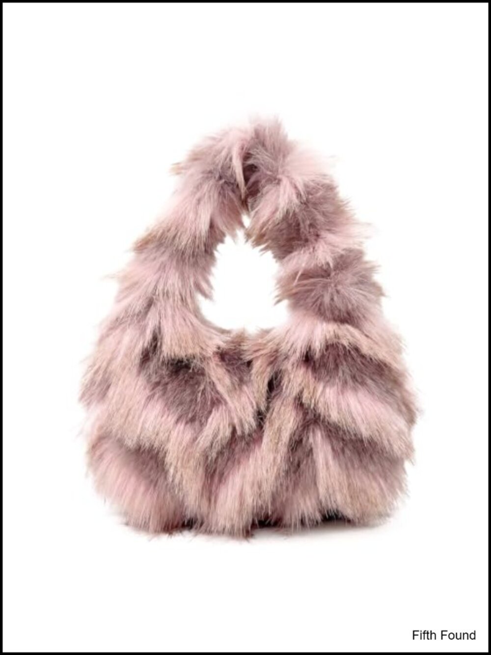 Fuzzy Faux Fur Tote Bag Plush Shoulder Bag Underarm Handbag Hobo Bag
